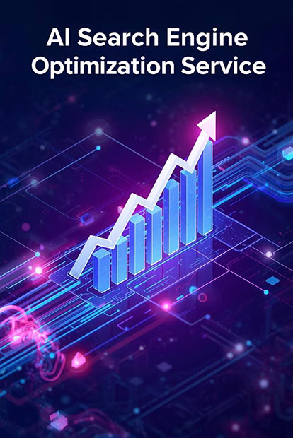 Advanced artificial intelligence neural network analyzing search engine data with glowing nodes representing machine learning algorithms optimizing website rankings in real-time