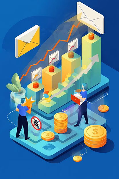 Email marketing automation workflow showing welcome series, abandoned cart recovery, and drip campaign sequences designed by Los Angeles SEO agency