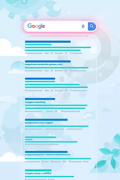 Professional digital marketing team analyzing data dashboard showing SEO, PPC, and social media performance metrics