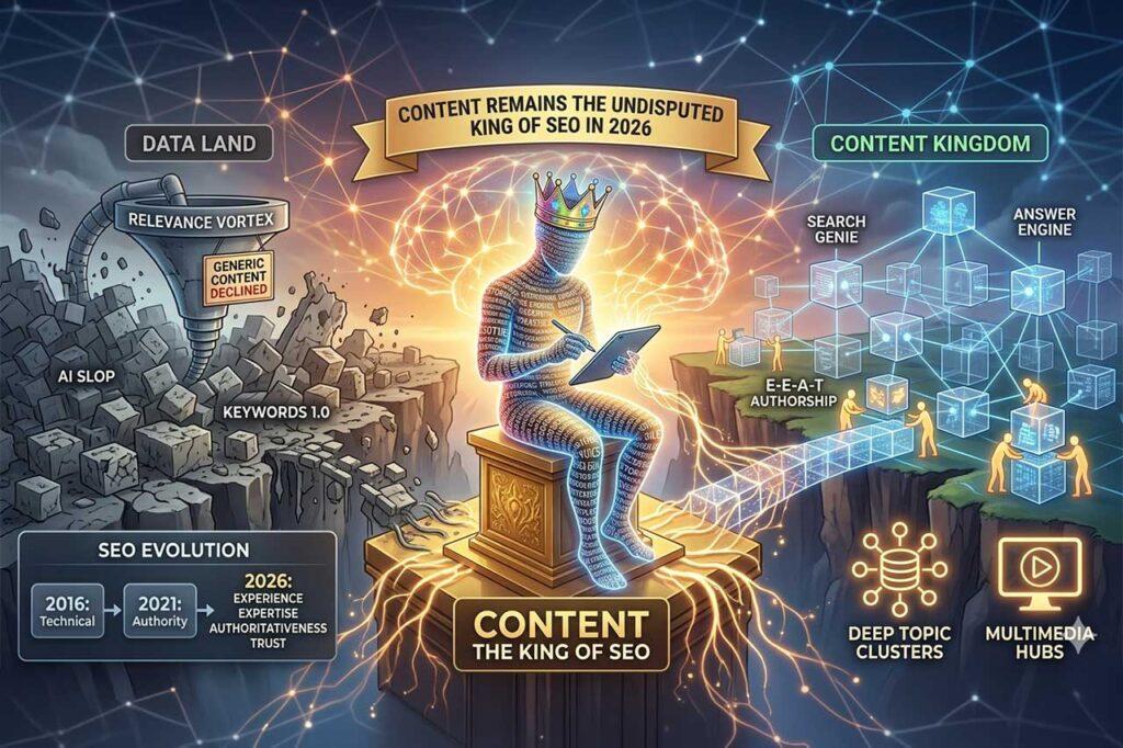 Why content remains the undisputed king of SEO in 2026