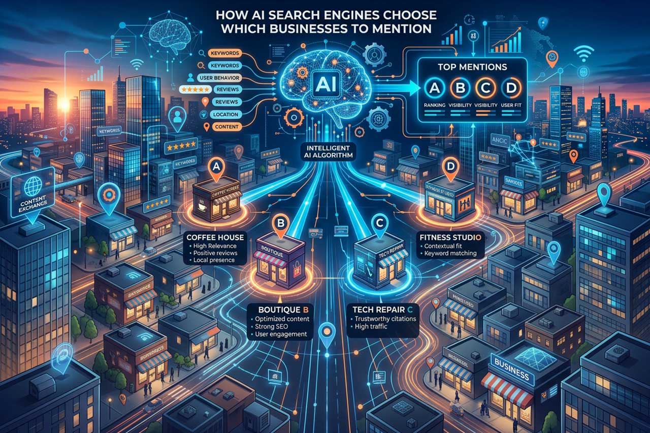 How AI Search Engines Pick Which Businesses to Mention