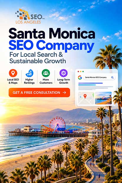 Santa Monica SEO company services for local search, Google Maps visibility and sustainable business growth