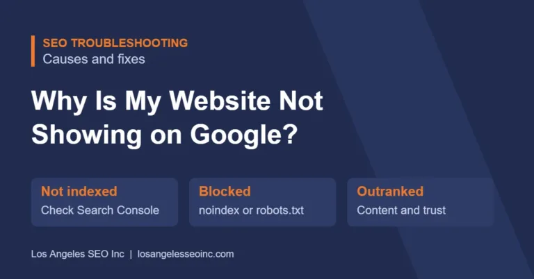 Why Is My Website Not Showing on Google? (And How to Fix It)